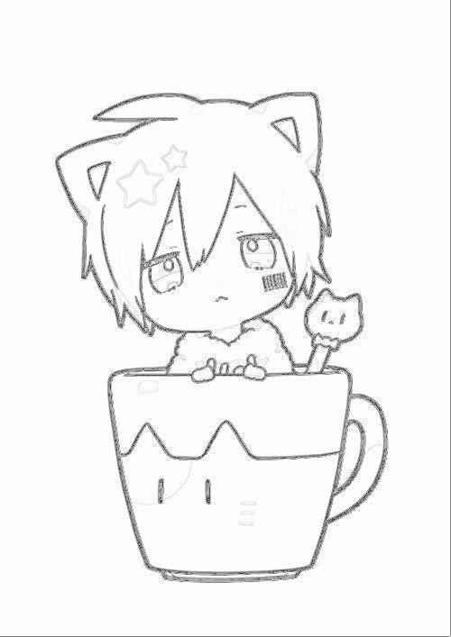 Hình Vẽ Anime Cute 16