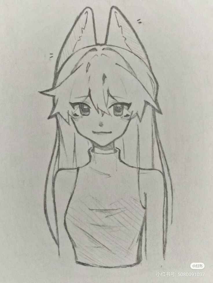 Hình Vẽ Anime Cute 12