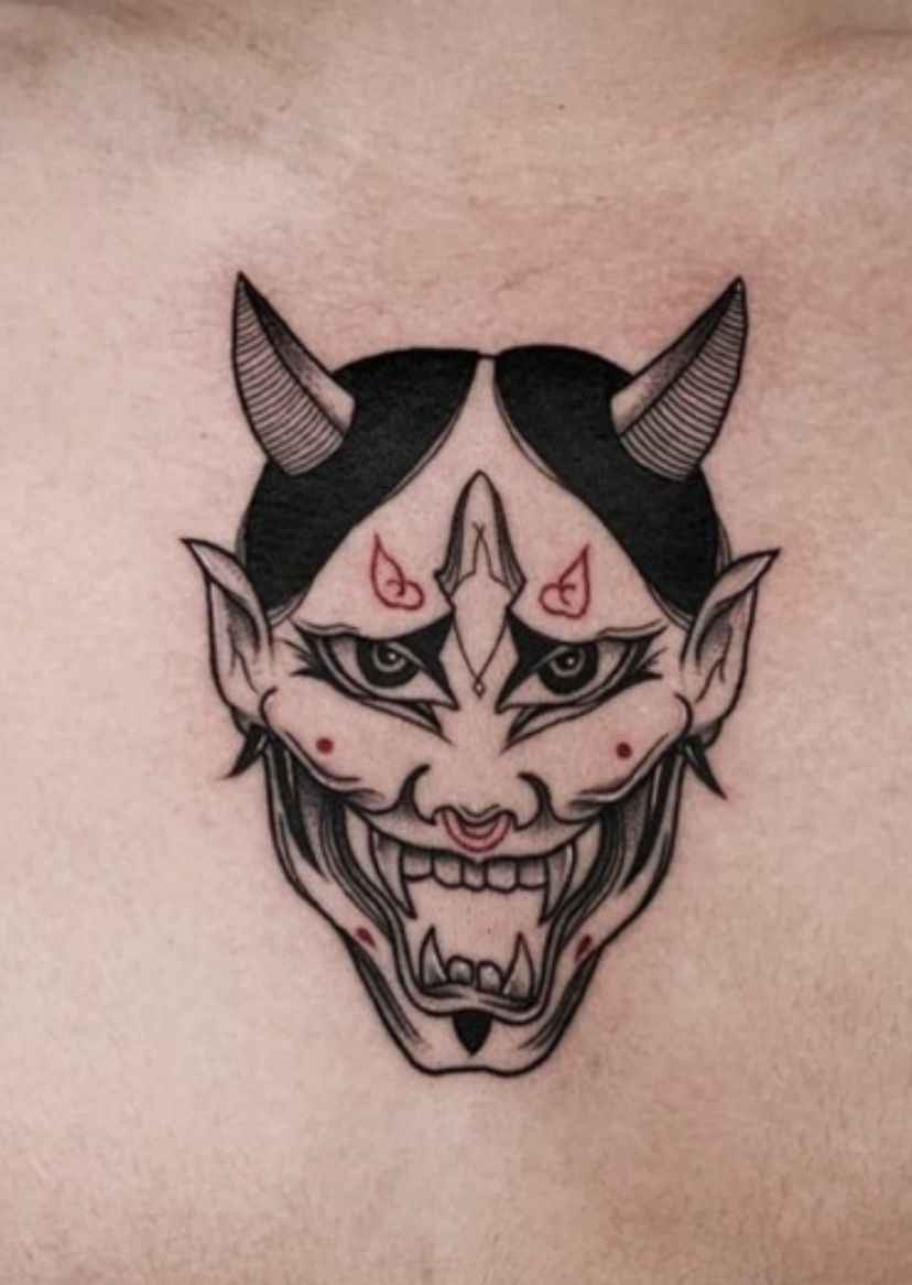 Hình Xăm Mặt Quỷ 15
