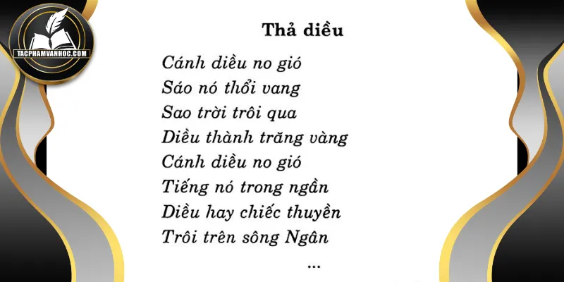 Hướng dẫn cách tạo bài với thơ bốn chữ đơn giản