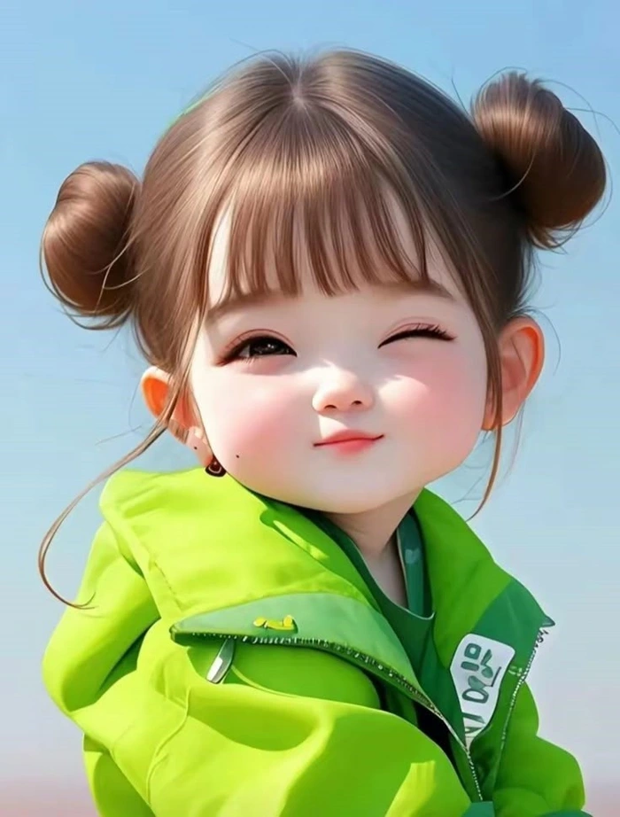Cute Cartoon Girl Photos for WhatsApp DP 46