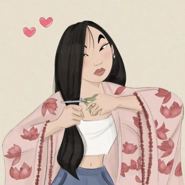 Insta DP for Girls Cartoon 48