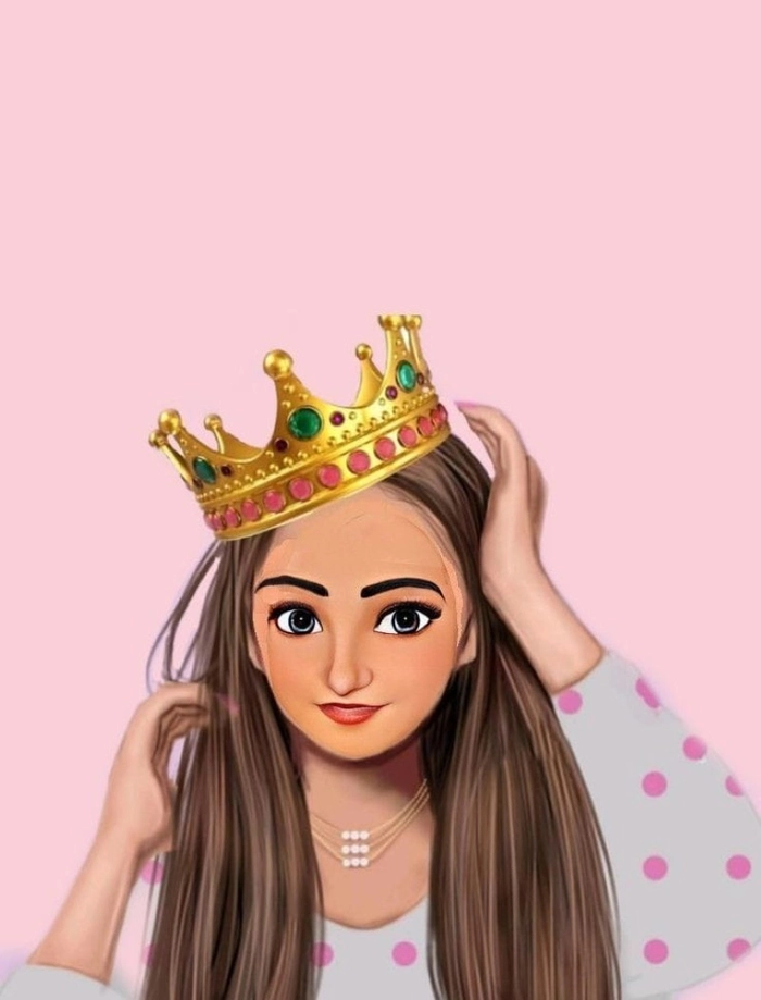 Instagram Cartoon DP for Girls 56