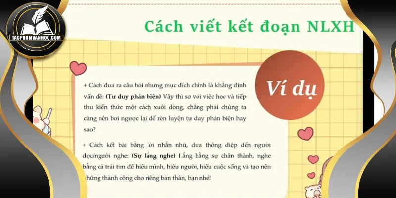 Kết bài chung cho nghị luận văn học khẳng định giá trị