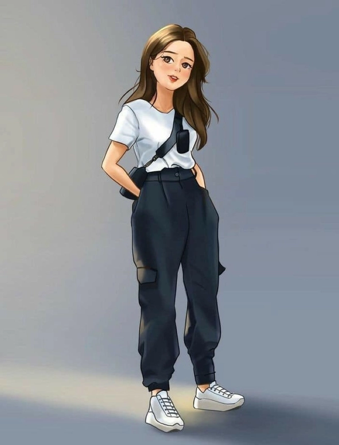 Instagram Cartoon DP for Girls 60