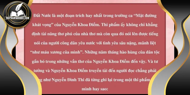 Mẫu viết kết bài để lại dư âm sâu sắc