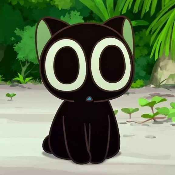 Mèo đen anime 22