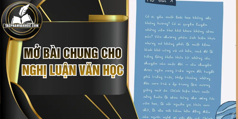 Mở Bài Chung Cho Nghị Luận Văn Học Giúp Đạt Điểm Cao