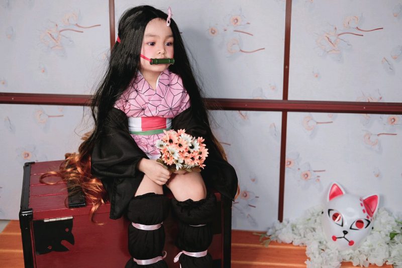 ảnh Nezuko cosplay 8
