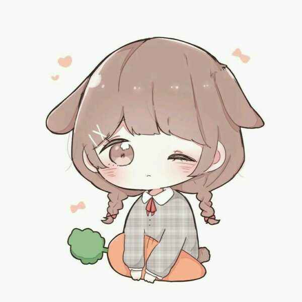 Ngộ nghĩnh anime chibi girl cute dễ vẽ 9