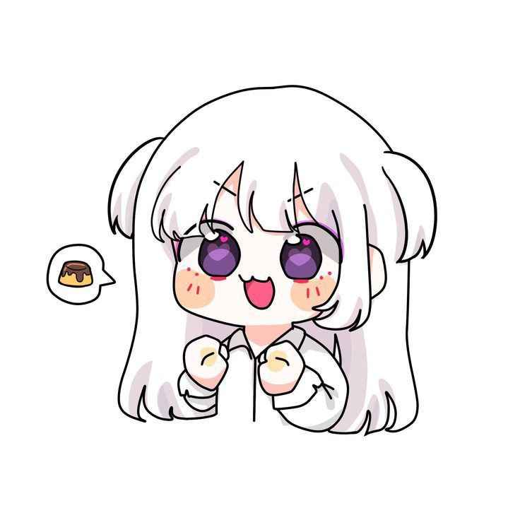 Ngộ nghĩnh anime chibi girl cute dễ vẽ 11