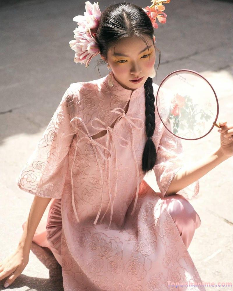 ảnh gái mặc áo dài 63