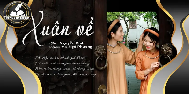 Phân tích bài thơ Xuân Về của Nguyễn Bính với tình yêu thôn nữ