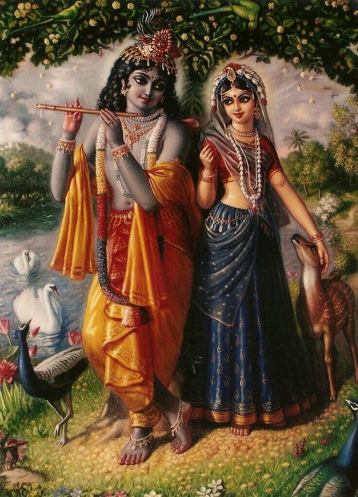 Beautiful radha krishna aesthetic 40