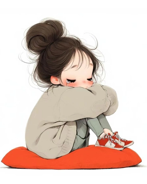 Sad DP Girl Cartoon 60