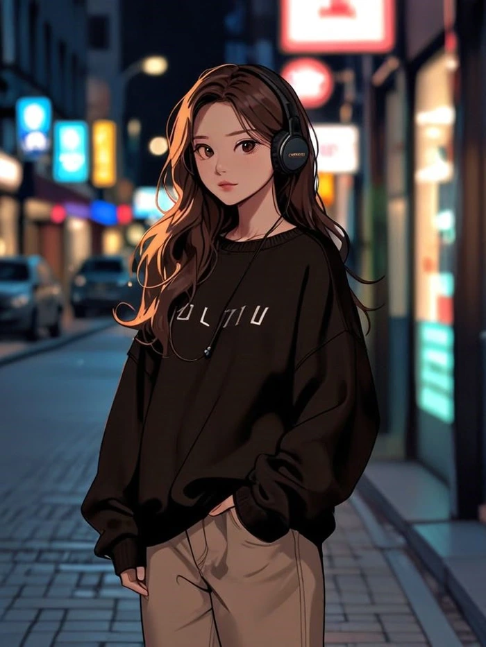 Cute Cartoon Girl Photos for WhatsApp DP 59