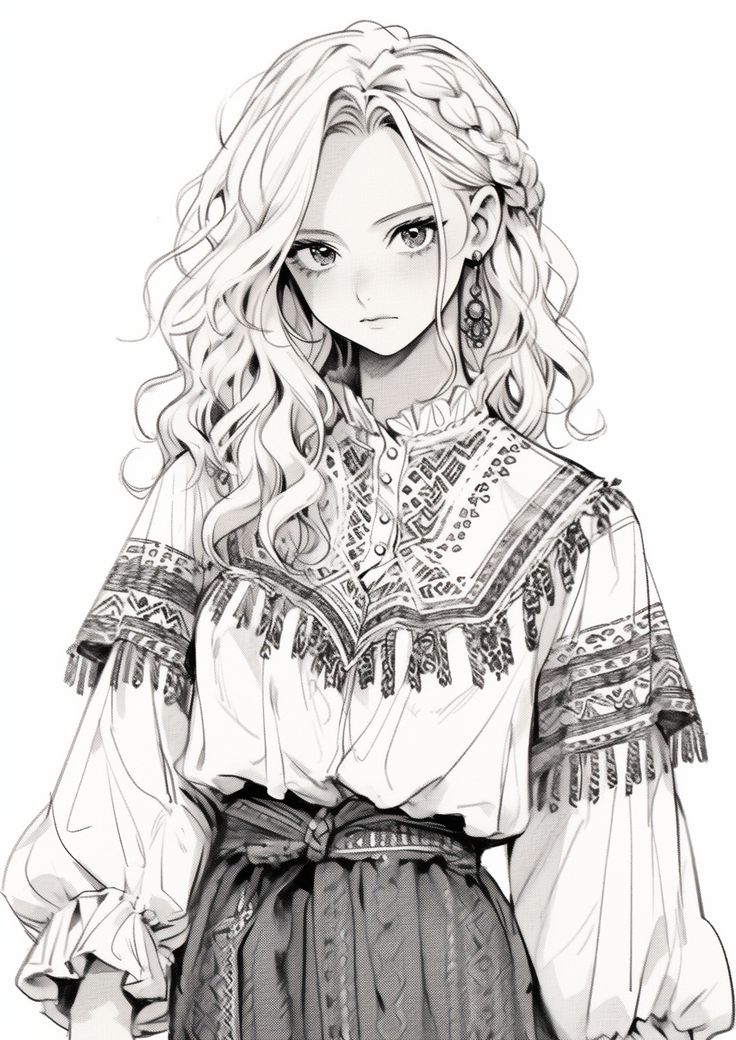 Tranh Tô Màu Anime Girl Ngầu 21