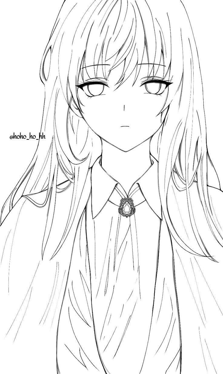 Tranh Tô Màu Anime Girl Ngầu 14