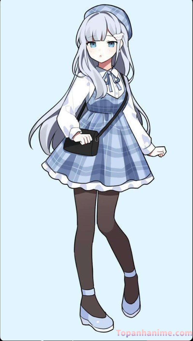 ảnh gái anime mặc váy ngắn 33