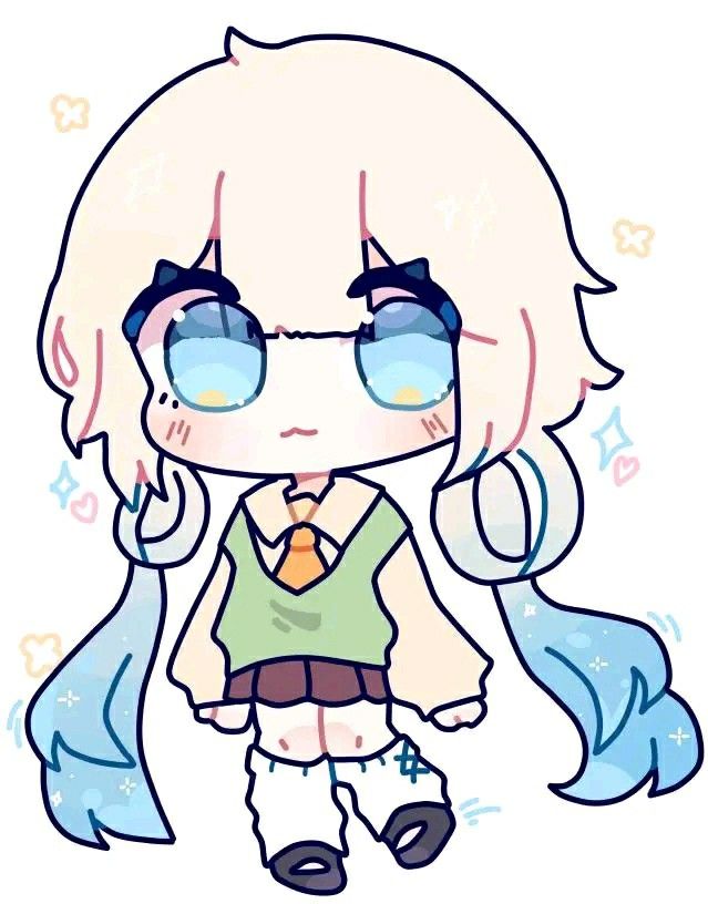 Vẽ Anime Đơn Giản Chibi 15