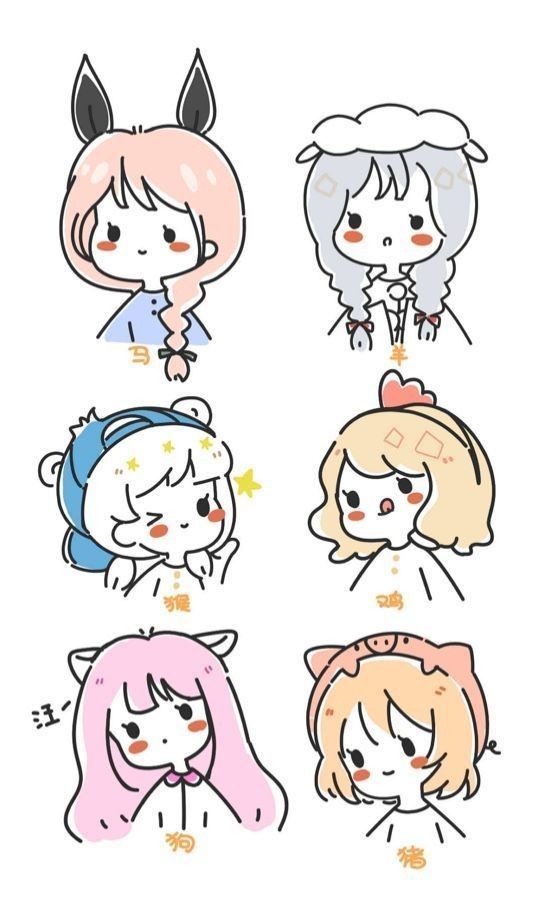 Vẽ Anime Đơn Giản Chibi 19