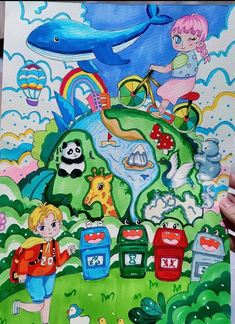 vẽ tranh bảo vệ môi trường 34