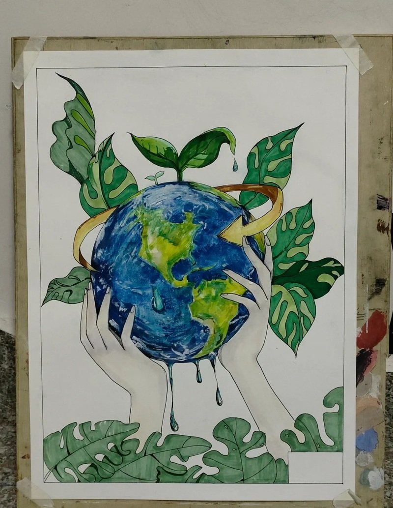 vẽ tranh bảo vệ môi trường 40